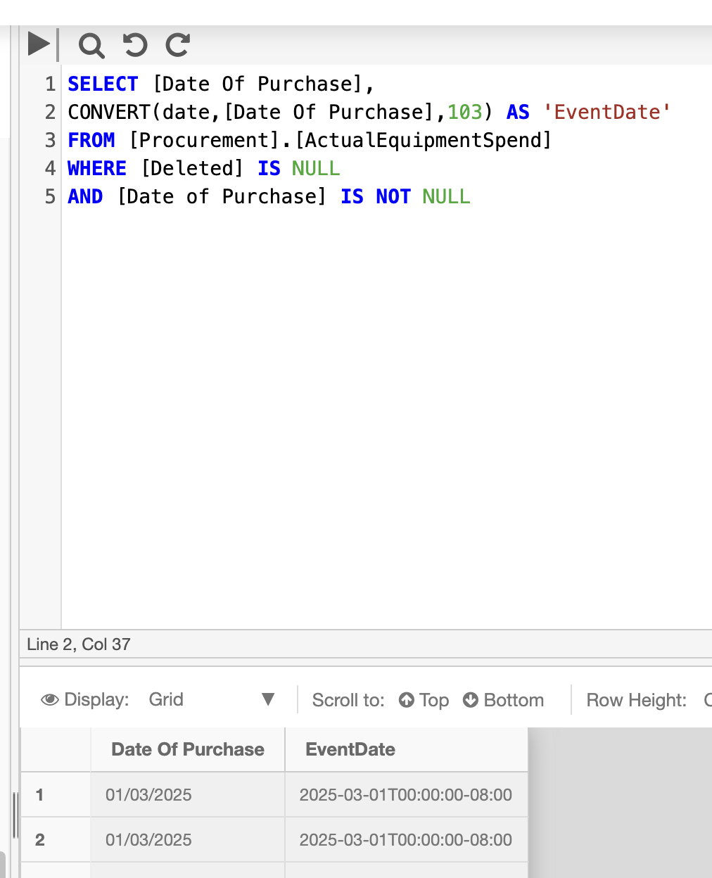 Conversion functions | Cinchy Documentation