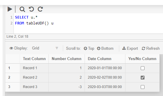 Image 1: Table Valued Function