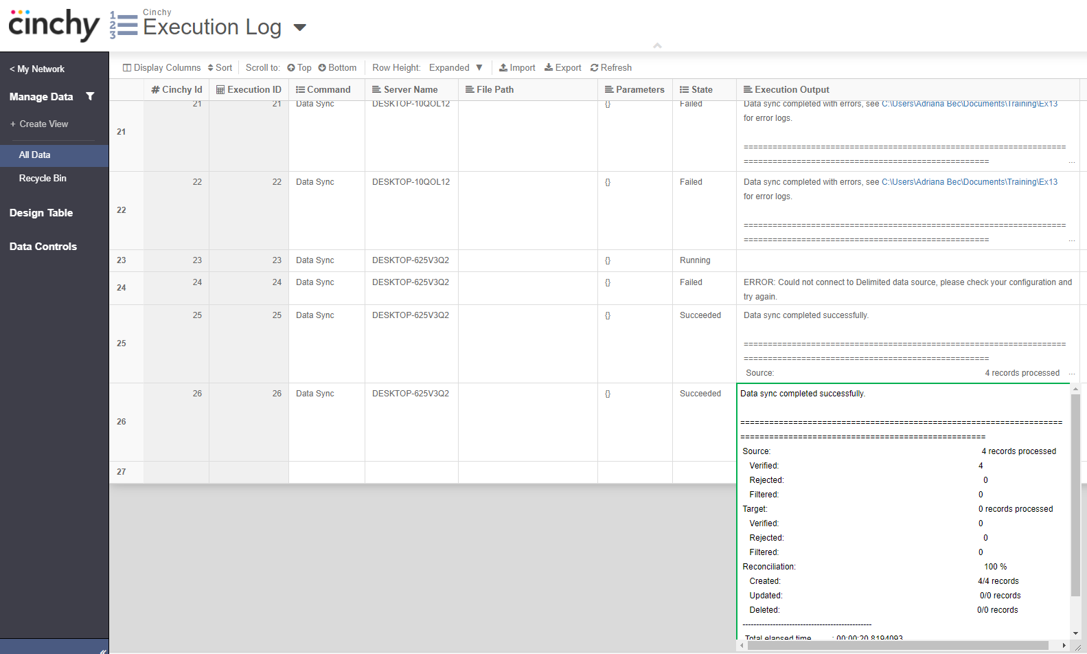 Image 23: Execution Log