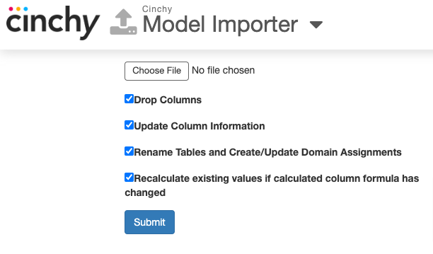 Image 3: Importing a data model