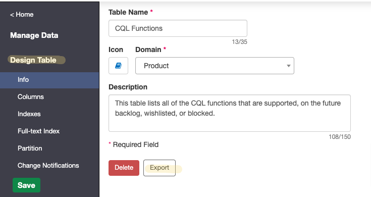 Image 2: Exporting a data model 