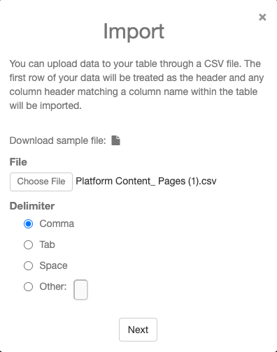 Image 3: Step 3, validate your columns