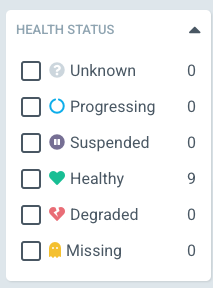 Image 6: Filter by Health Status